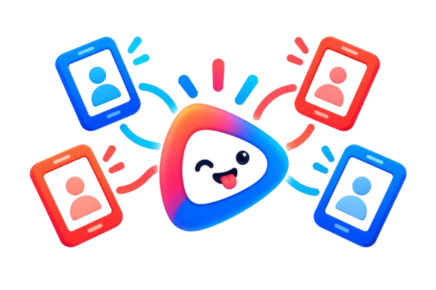 La mascota de CelebraPlay conectada a los móviles del grupo